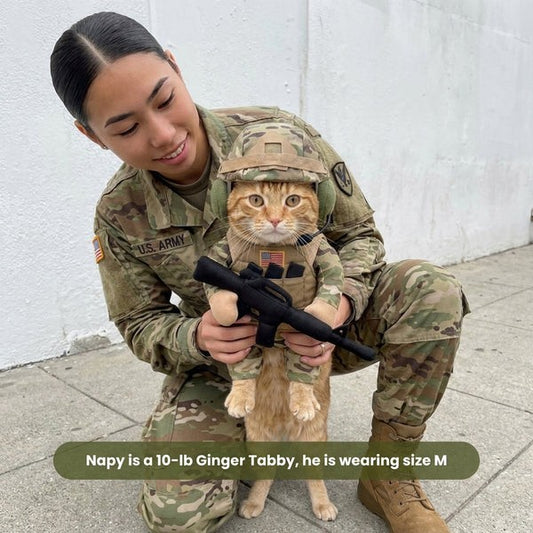 Almost Gone/Up To 50% OFF⏳Cat Soldier Outfit